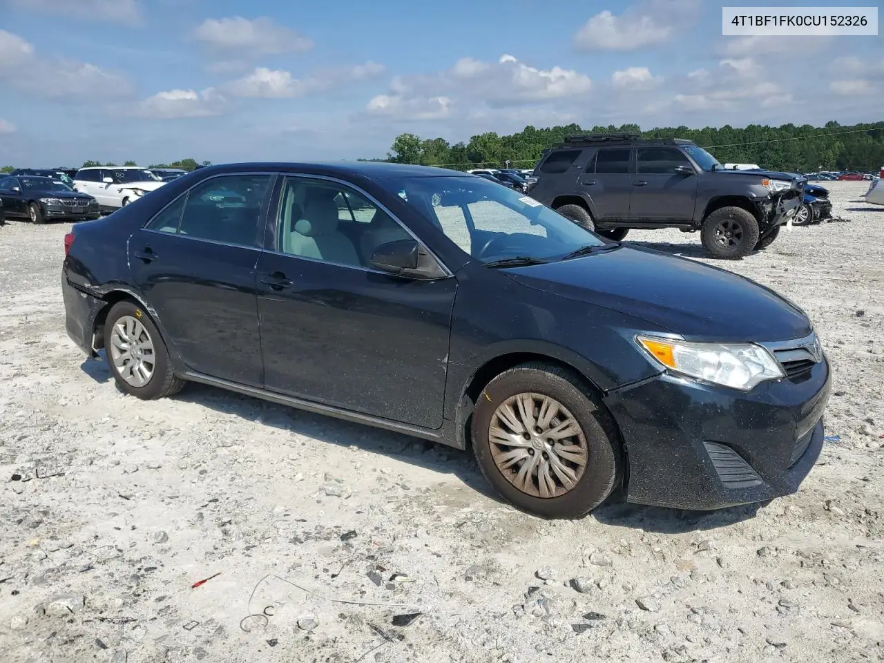 2012 Toyota Camry Base VIN: 4T1BF1FK0CU152326 Lot: 63010865