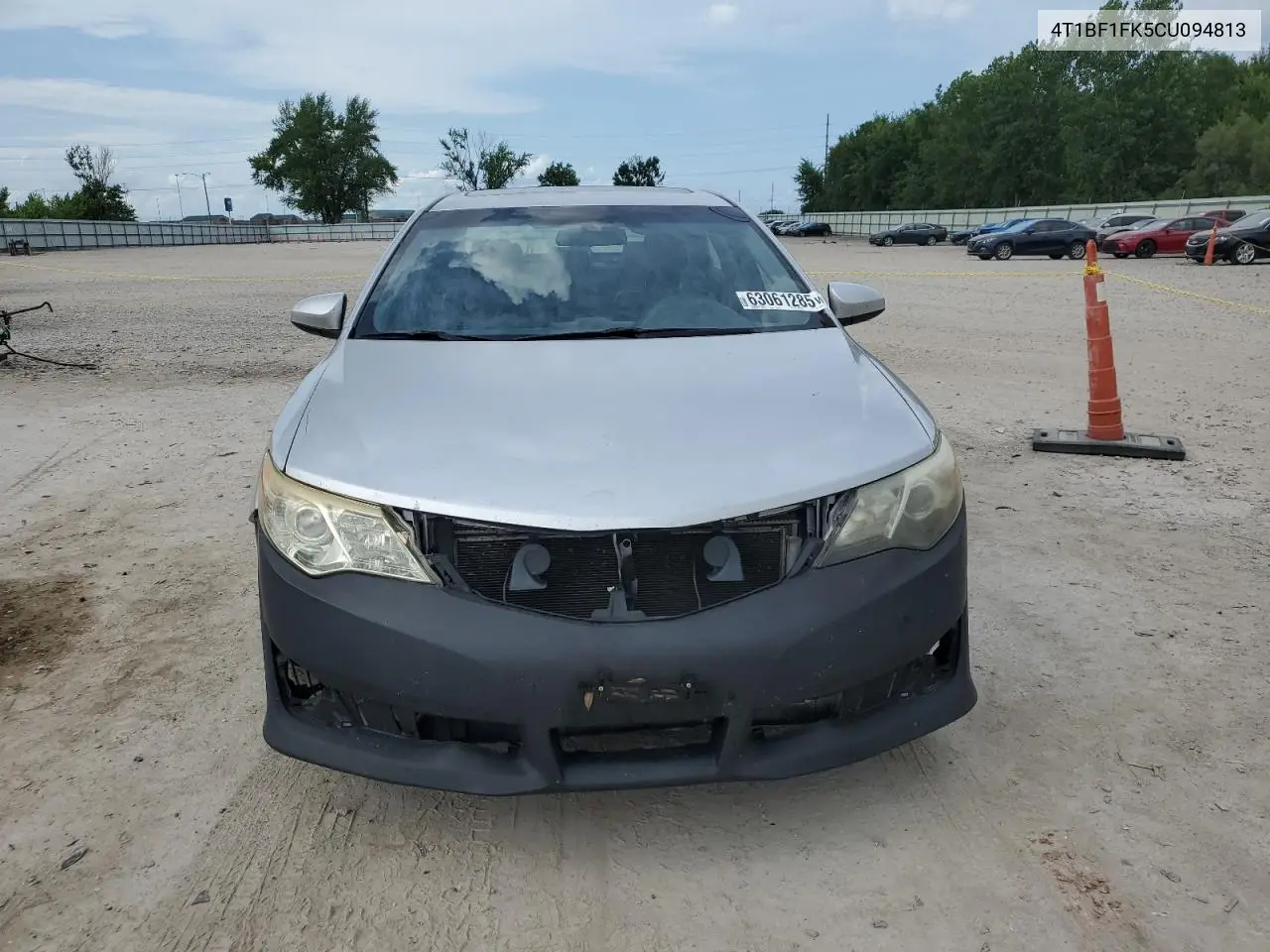 2012 Toyota Camry Base VIN: 4T1BF1FK5CU094813 Lot: 63061285