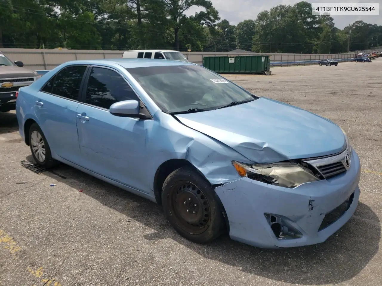 2012 Toyota Camry Base VIN: 4T1BF1FK9CU625544 Lot: 63279825