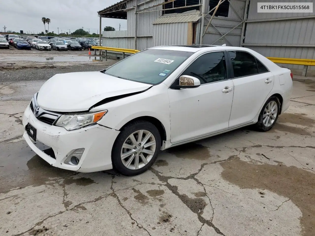 2012 Toyota Camry Se VIN: 4T1BK1FK5CU515568 Lot: 63315845