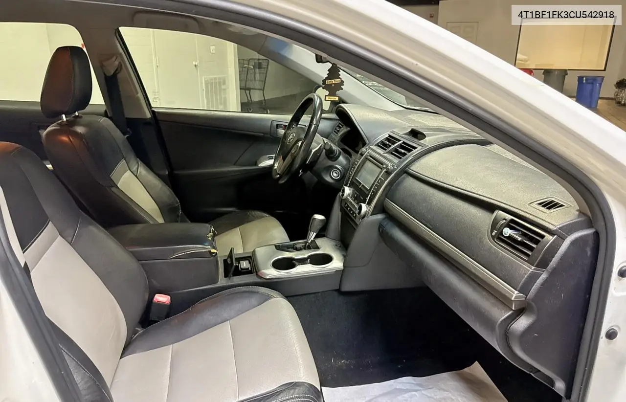 2012 Toyota Camry Base VIN: 4T1BF1FK3CU542918 Lot: 63531375