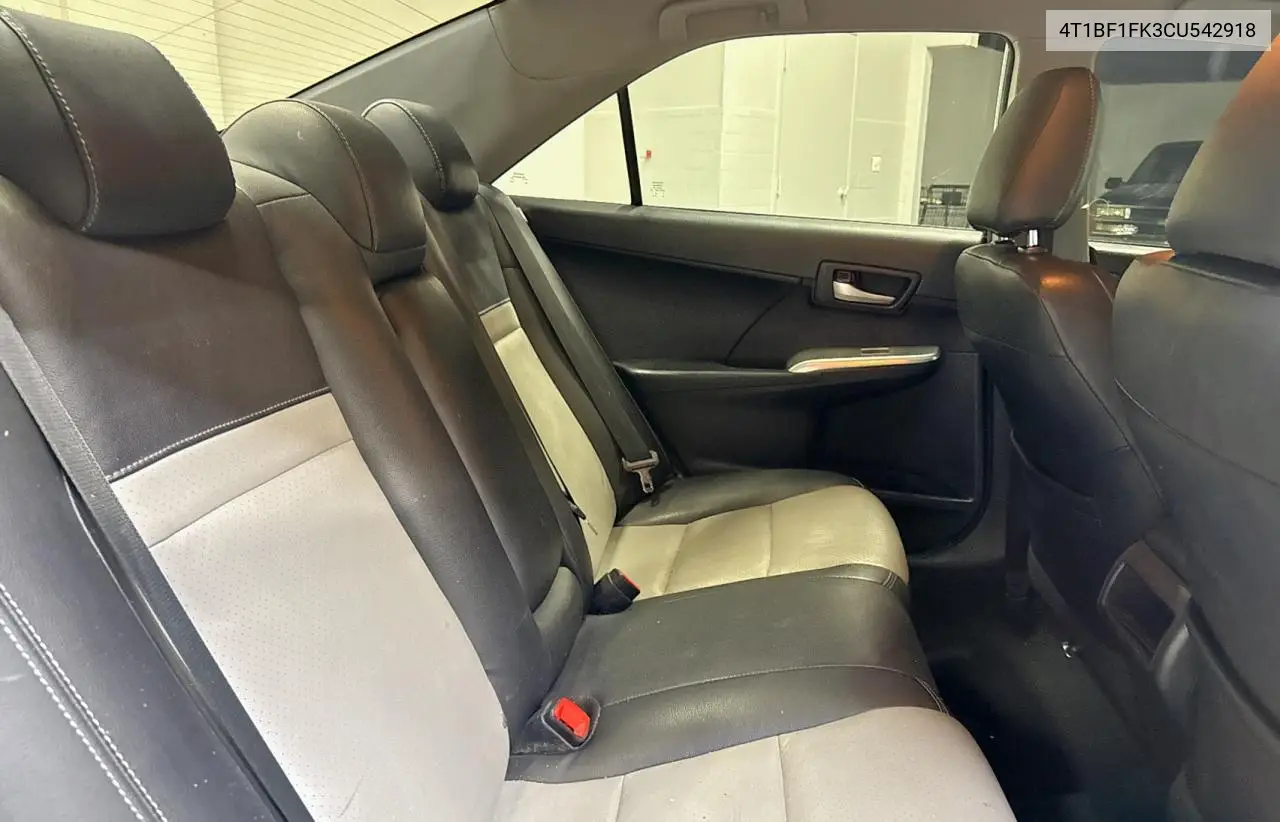 2012 Toyota Camry Base VIN: 4T1BF1FK3CU542918 Lot: 63531375