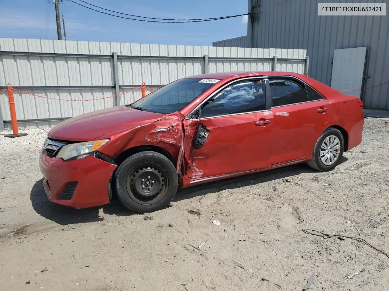 4t1bf1fkxdu653421 4T1BF1FKXDU653421 2013 Toyota Camry L