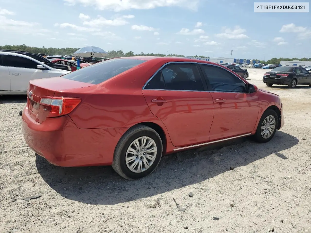 4t1bf1fkxdu653421 4T1BF1FKXDU653421 2013 Toyota Camry L