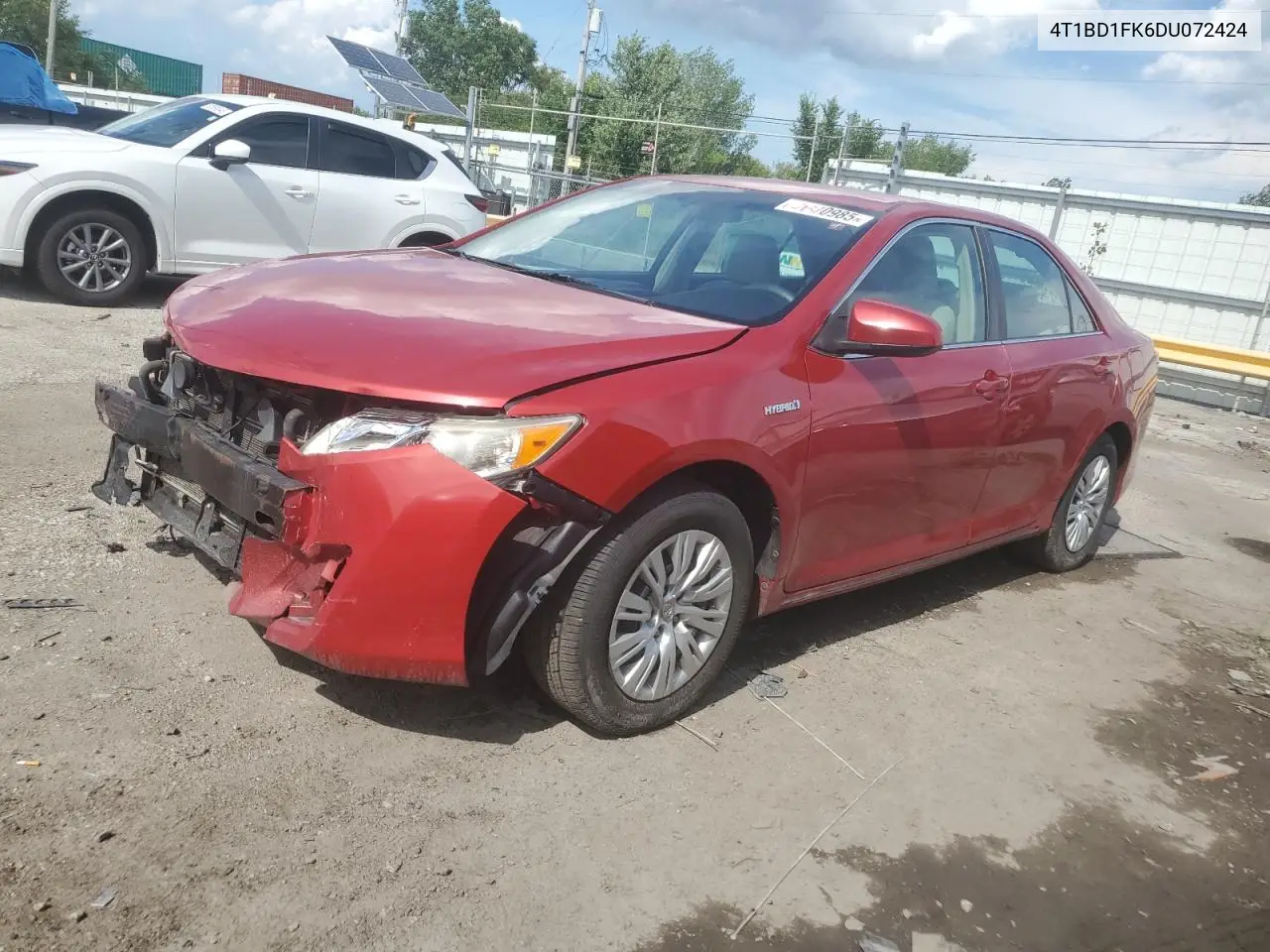 2013 Toyota Camry Hybrid VIN: 4T1BD1FK6DU072424 Lot: 62870985
