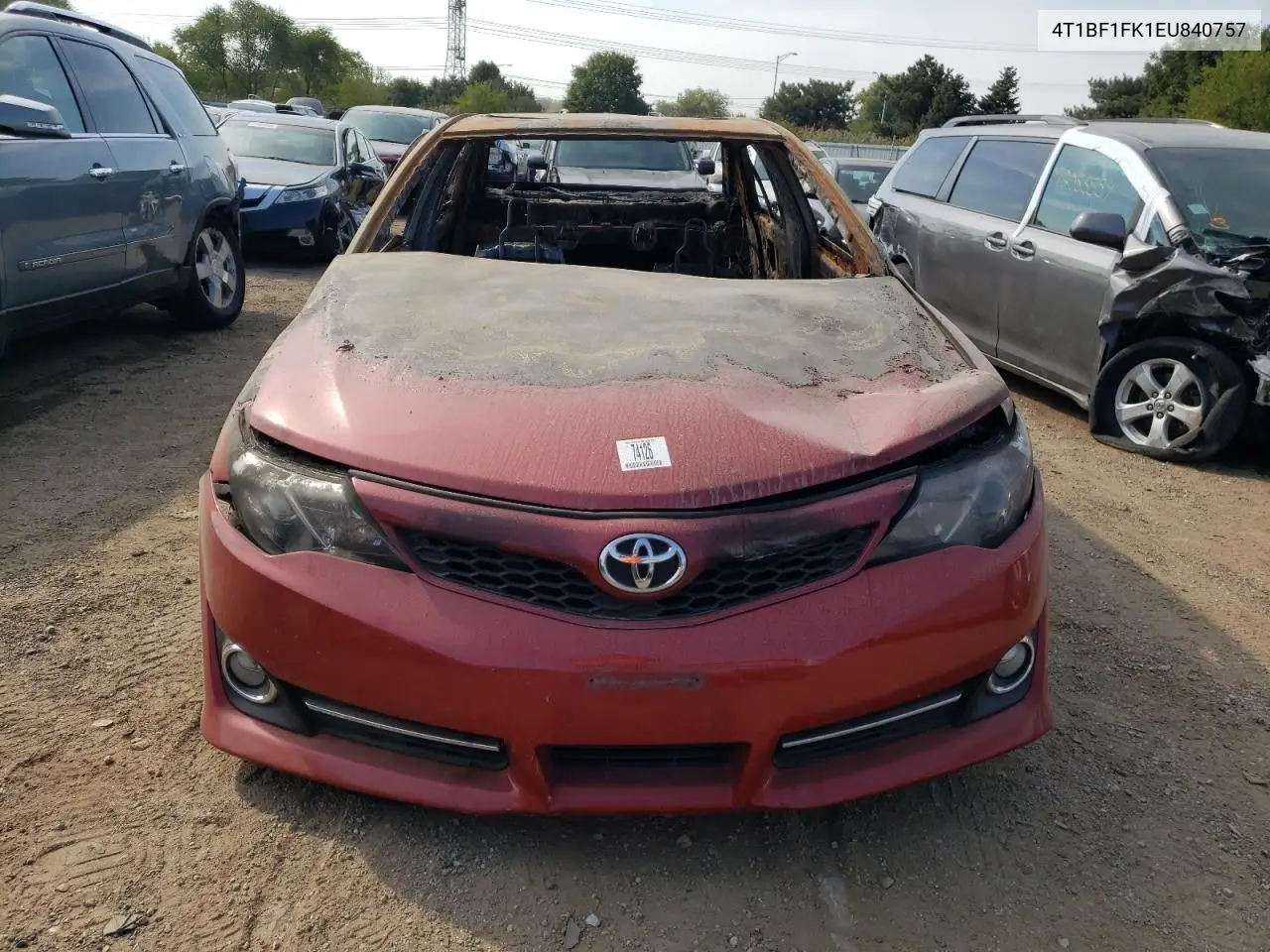 2014 Toyota Camry L VIN: 4T1BF1FK1EU840757 Lot: 47591505