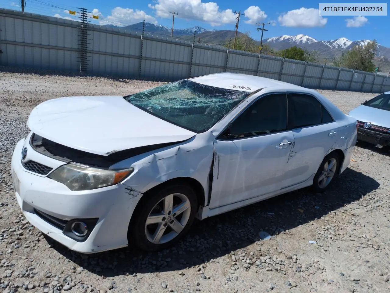 2014 Toyota Camry L VIN: 4T1BF1FK4EU432754 Lot: 55799675