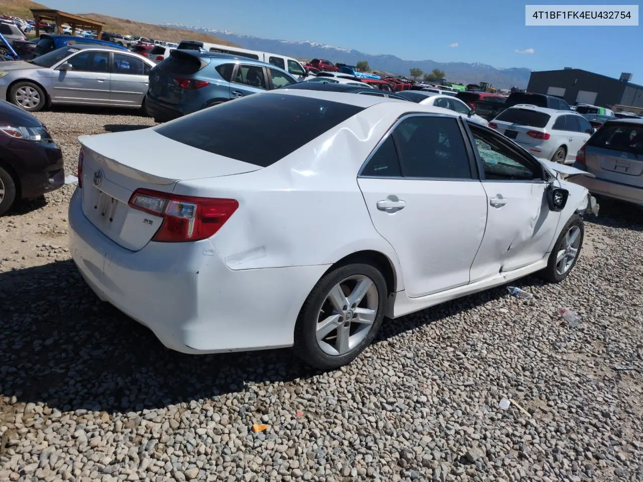 2014 Toyota Camry L VIN: 4T1BF1FK4EU432754 Lot: 55799675
