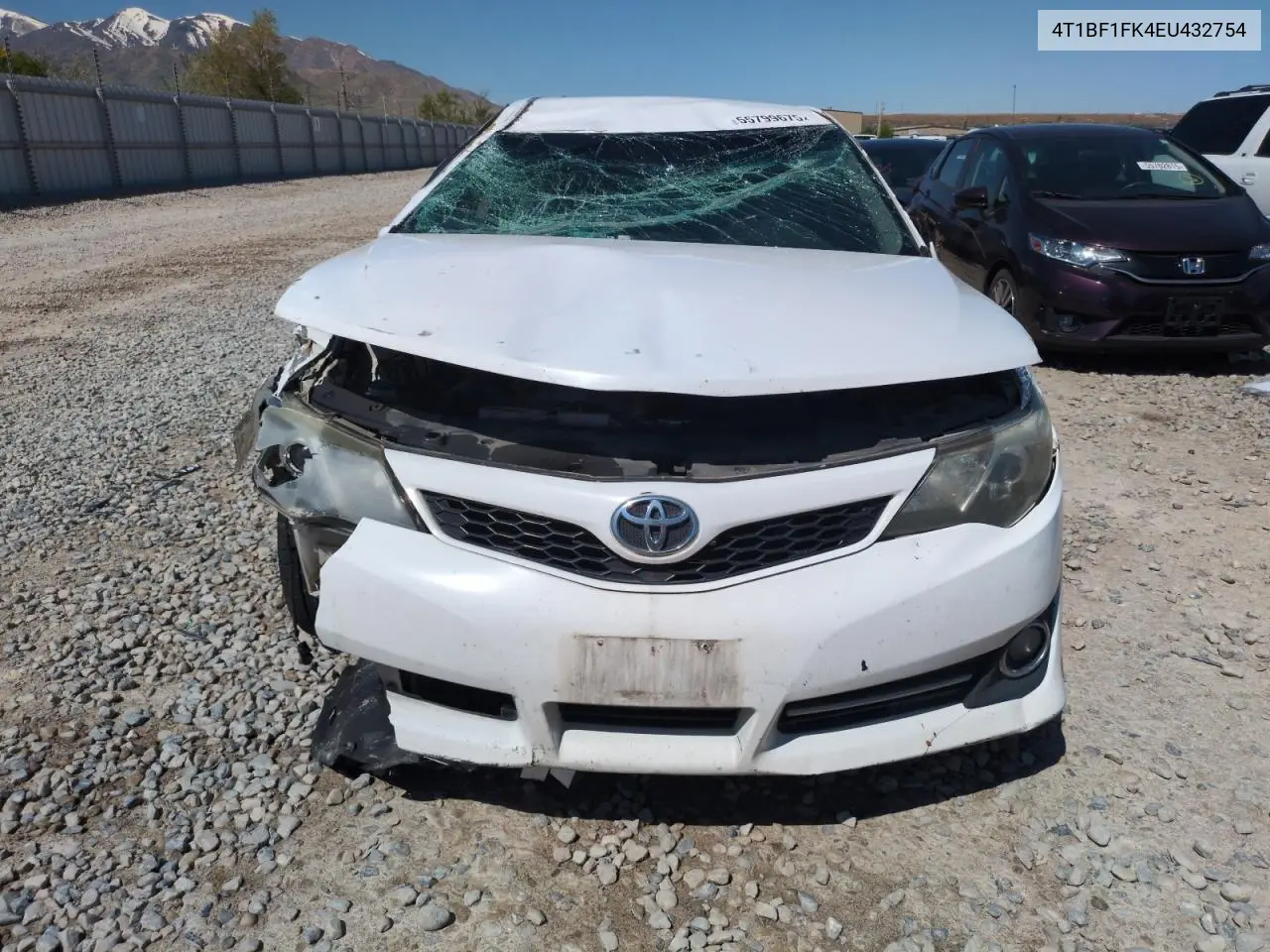 2014 Toyota Camry L VIN: 4T1BF1FK4EU432754 Lot: 55799675
