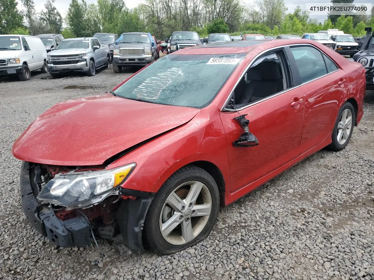 2014 Toyota Camry L VIN: 4T1BF1FK2EU774090 Lot: 56587865