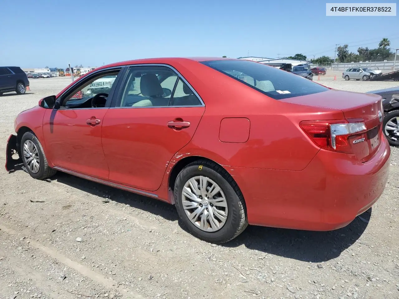 2014 Toyota Camry L VIN: 4T4BF1FK0ER378522 Lot: 56785235