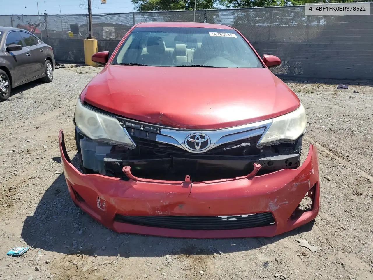 2014 Toyota Camry L VIN: 4T4BF1FK0ER378522 Lot: 56785235
