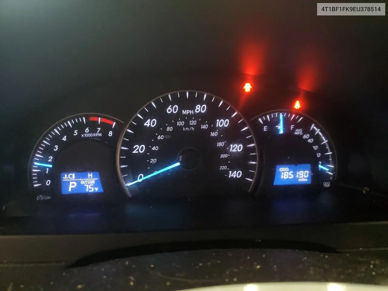 2014 Toyota Camry L VIN: 4T1BF1FK9EU378514 Lot: 57056675