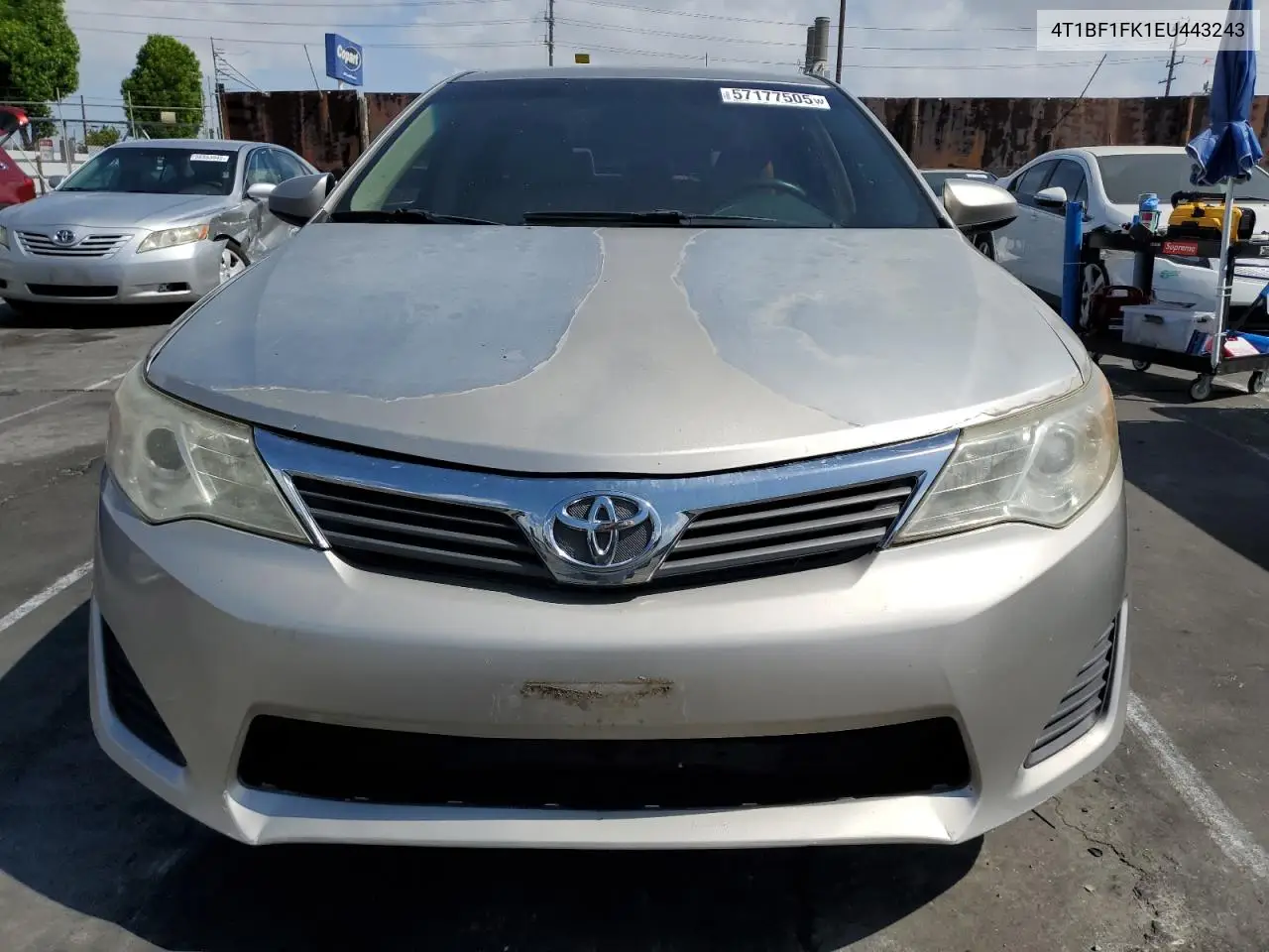 2014 Toyota Camry L VIN: 4T1BF1FK1EU443243 Lot: 57177505