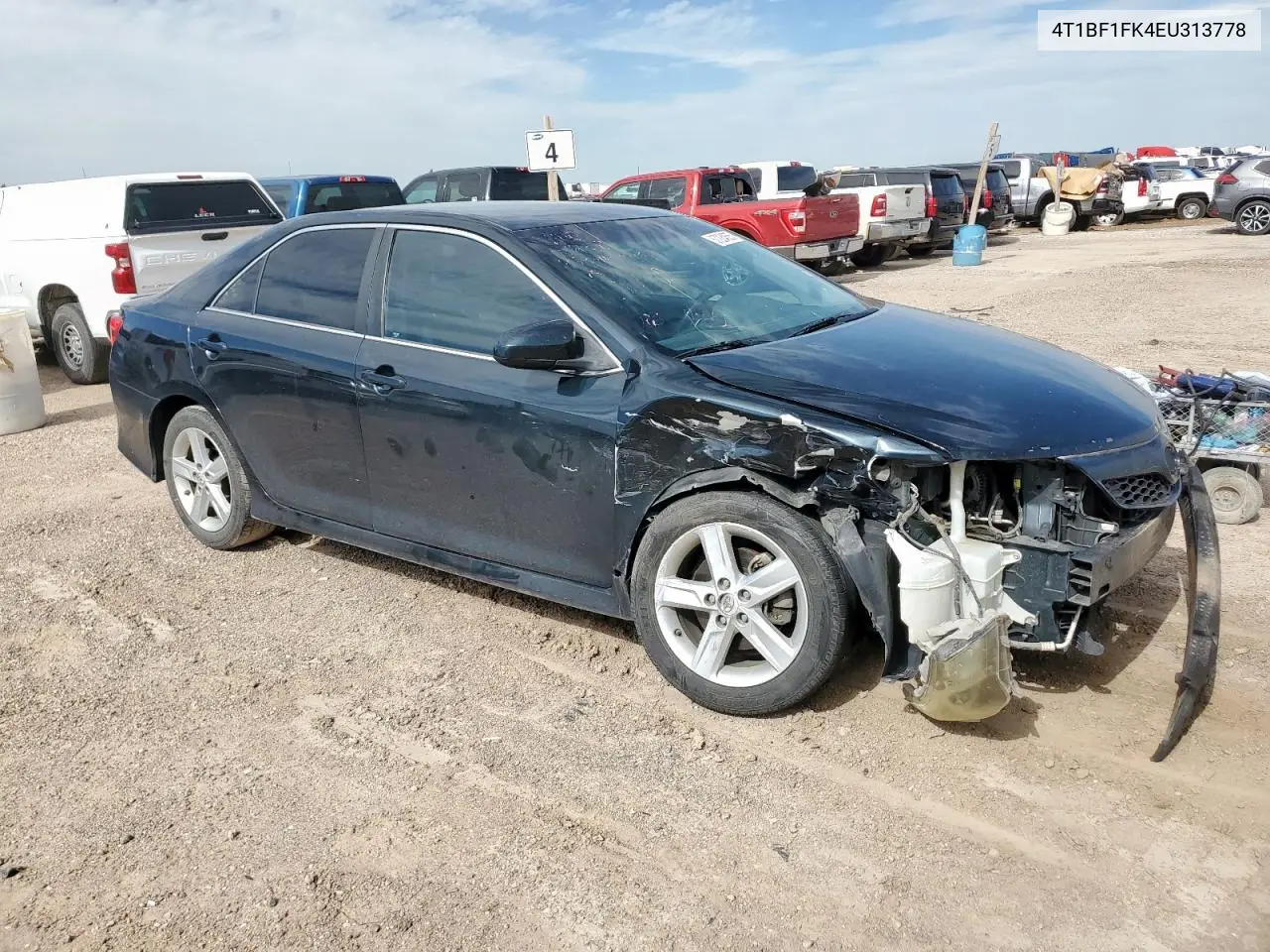 2014 Toyota Camry L VIN: 4T1BF1FK4EU313778 Lot: 57224655