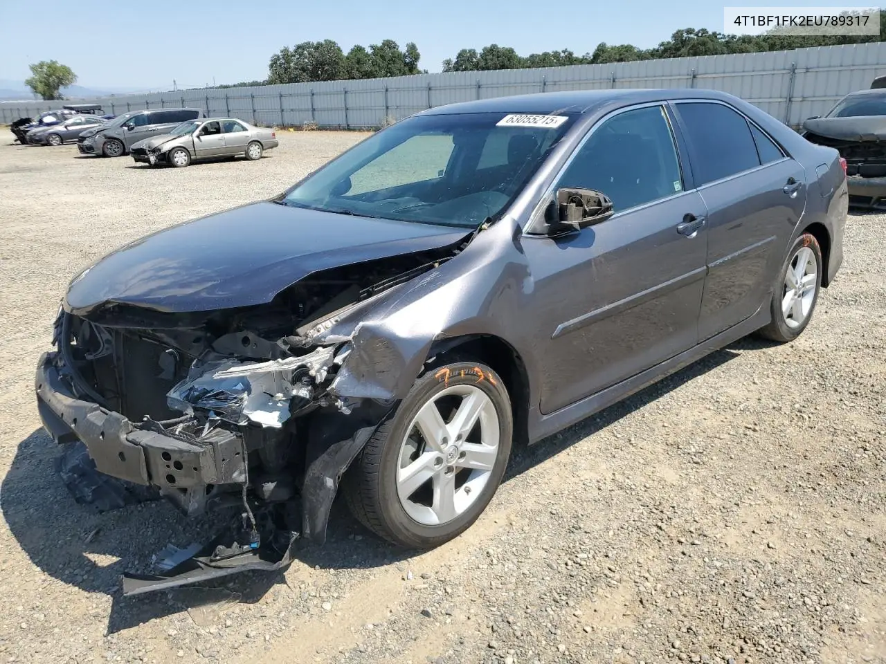 2014 Toyota Camry L VIN: 4T1BF1FK2EU789317 Lot: 63055215