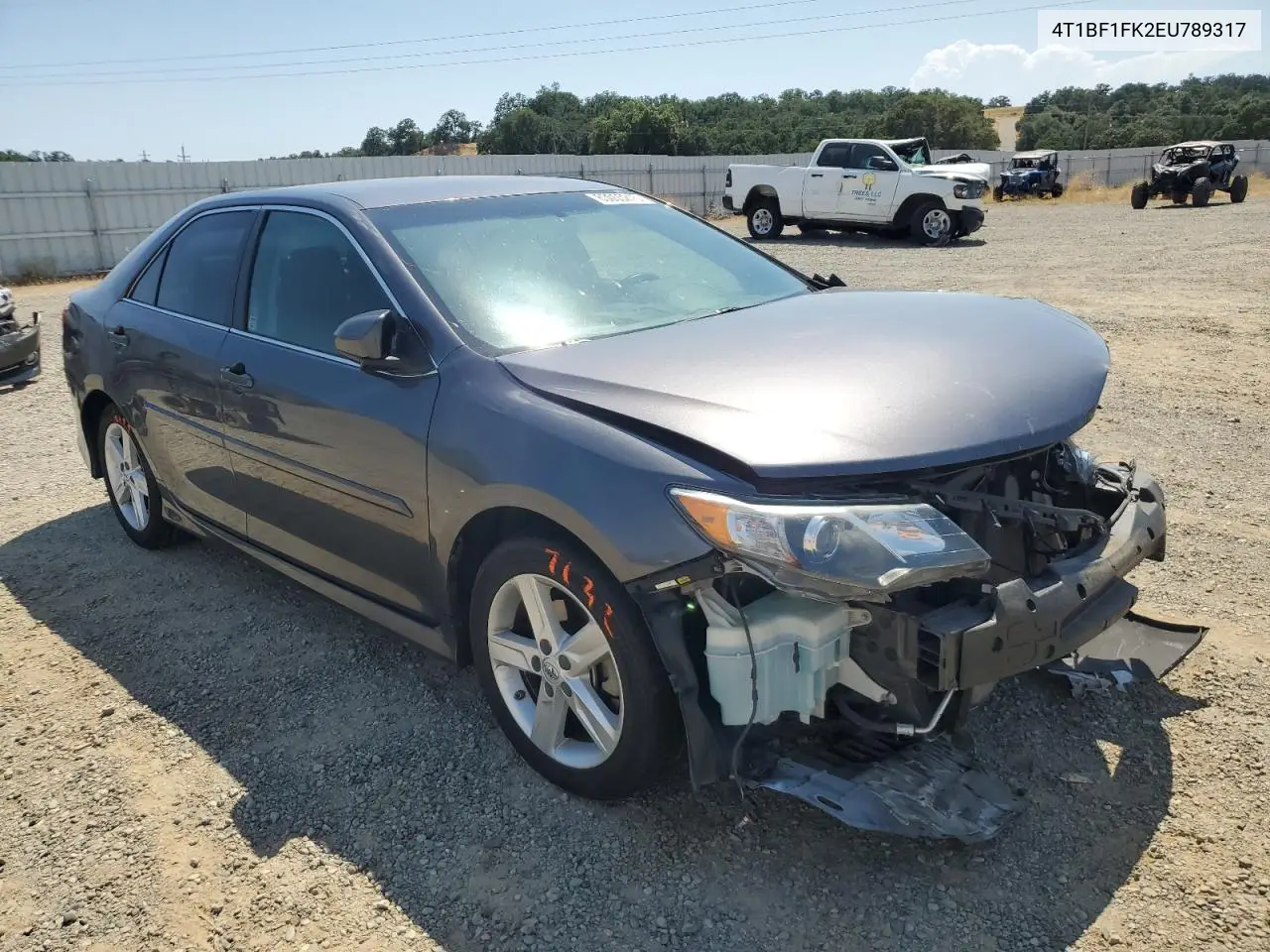 2014 Toyota Camry L VIN: 4T1BF1FK2EU789317 Lot: 63055215