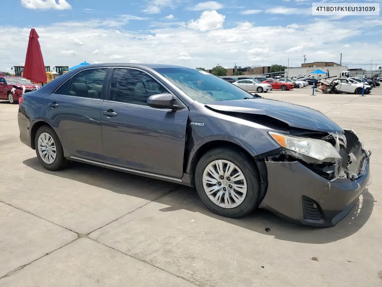 2014 Toyota Camry Hybrid VIN: 4T1BD1FK1EU131039 Lot: 63241665