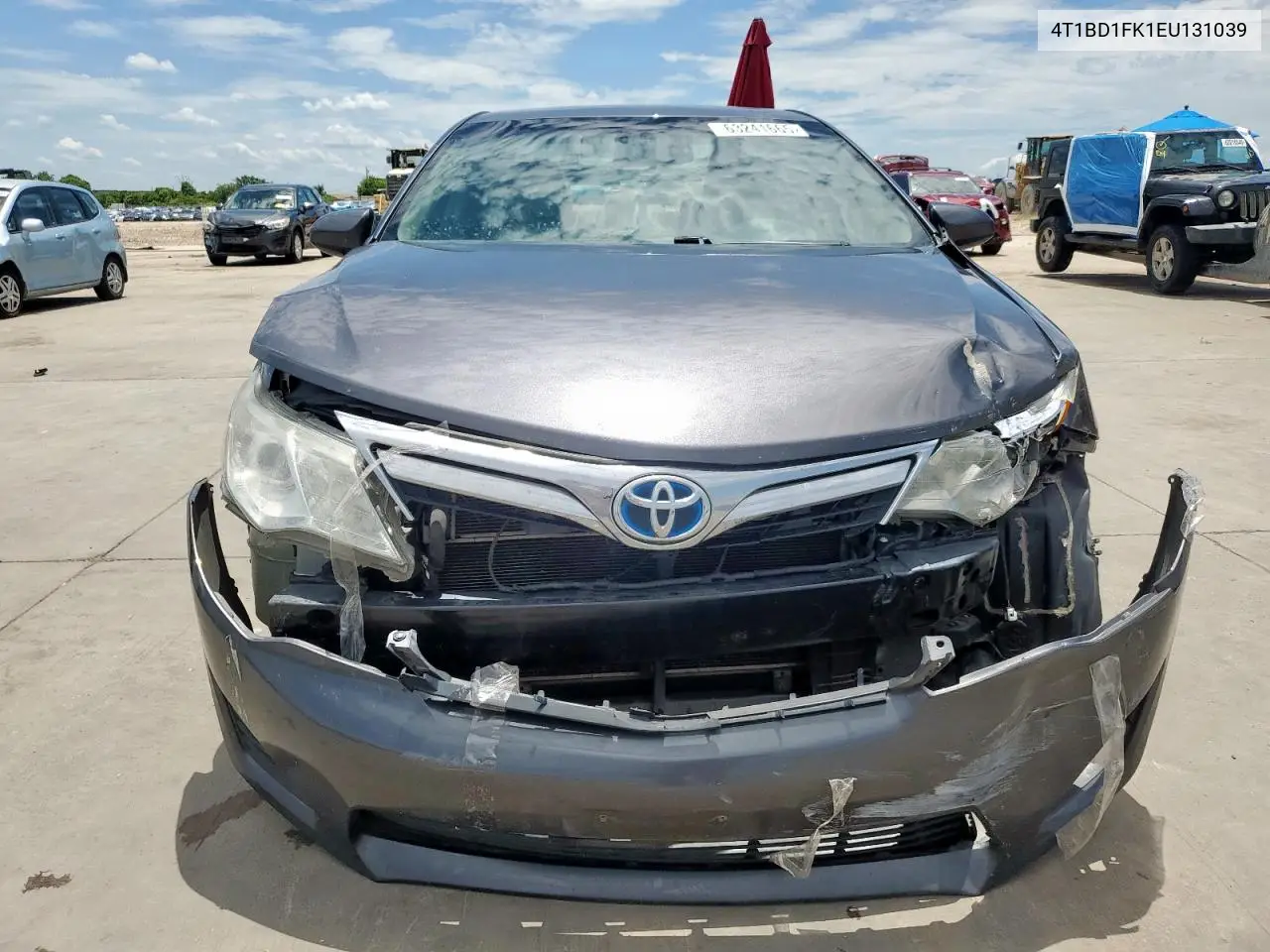 2014 Toyota Camry Hybrid VIN: 4T1BD1FK1EU131039 Lot: 63241665