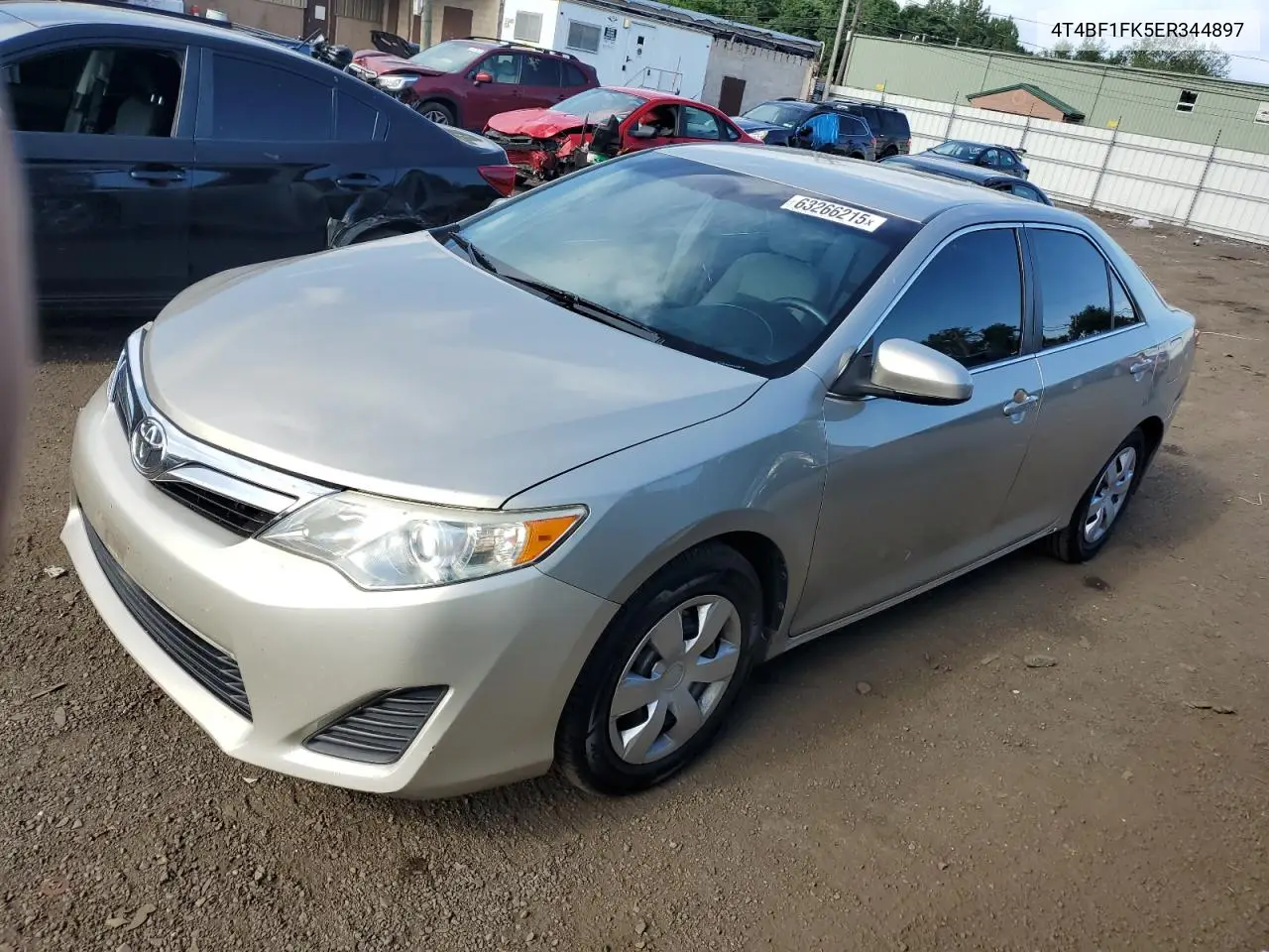 2014 Toyota Camry L VIN: 4T4BF1FK5ER344897 Lot: 63266215