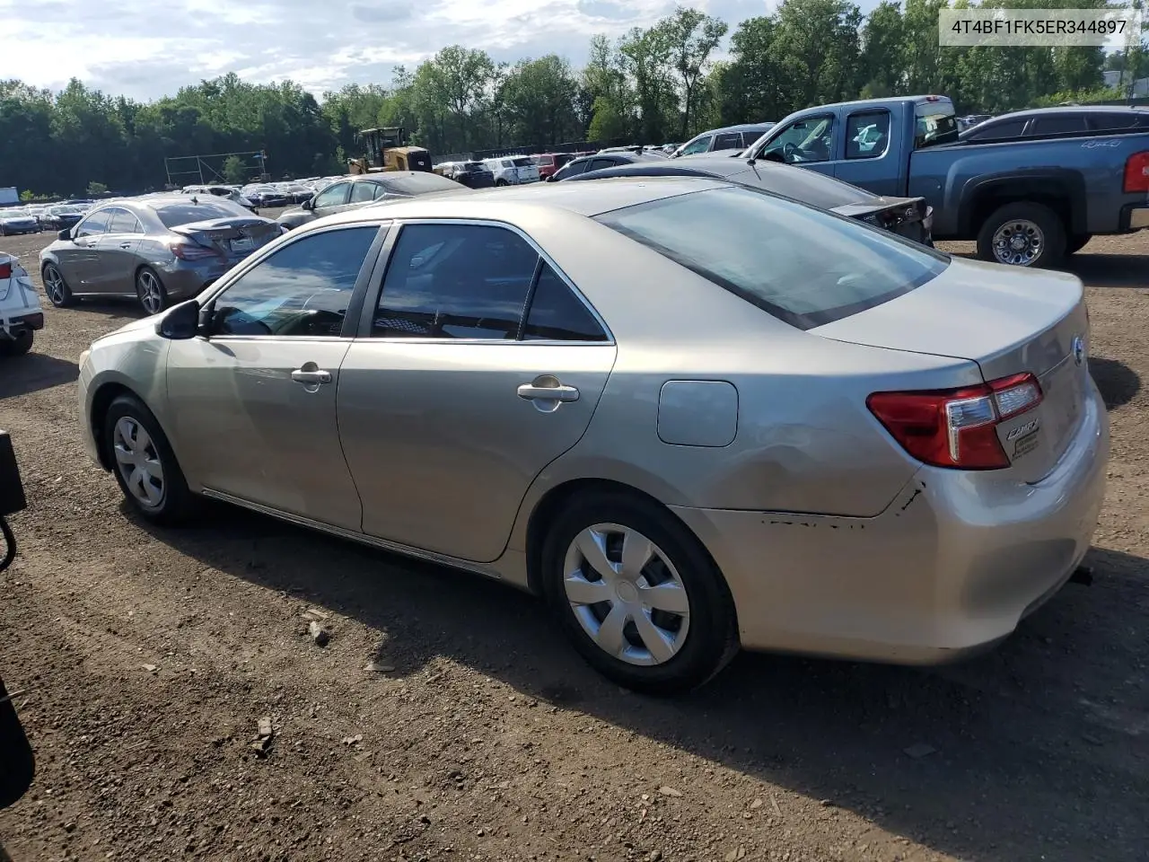 2014 Toyota Camry L VIN: 4T4BF1FK5ER344897 Lot: 63266215