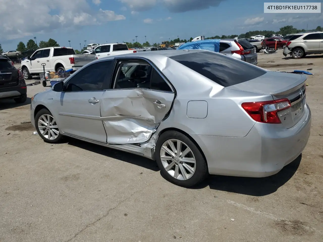 2014 Toyota Camry Hybrid VIN: 4T1BD1FK1EU117738 Lot: 65045625
