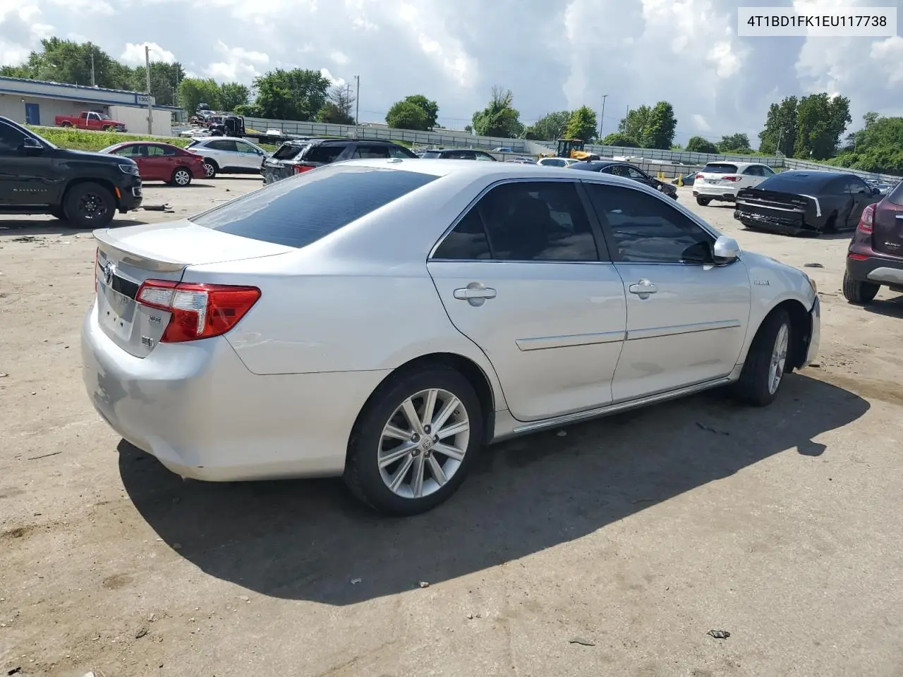 2014 Toyota Camry Hybrid VIN: 4T1BD1FK1EU117738 Lot: 65045625