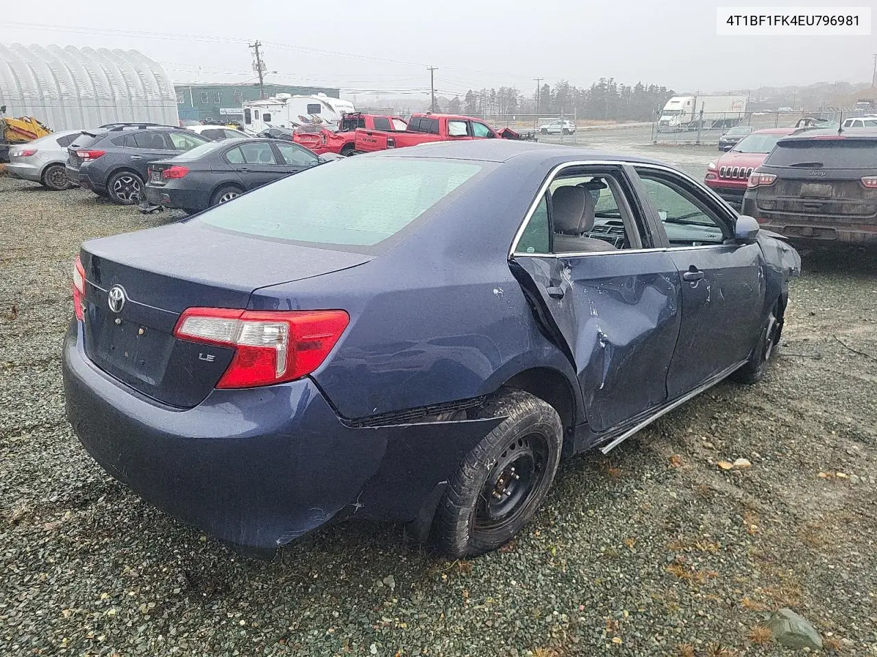 2014 Toyota Camry L VIN: 4T1BF1FK4EU796981 Lot: 89251505