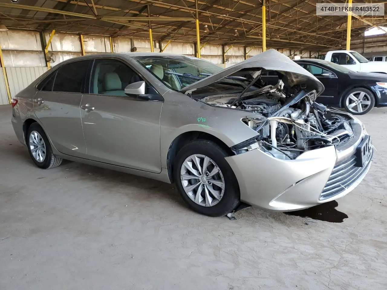 2015 Toyota Camry Le VIN: 4T4BF1FK8FR483522 Lot: 56401325