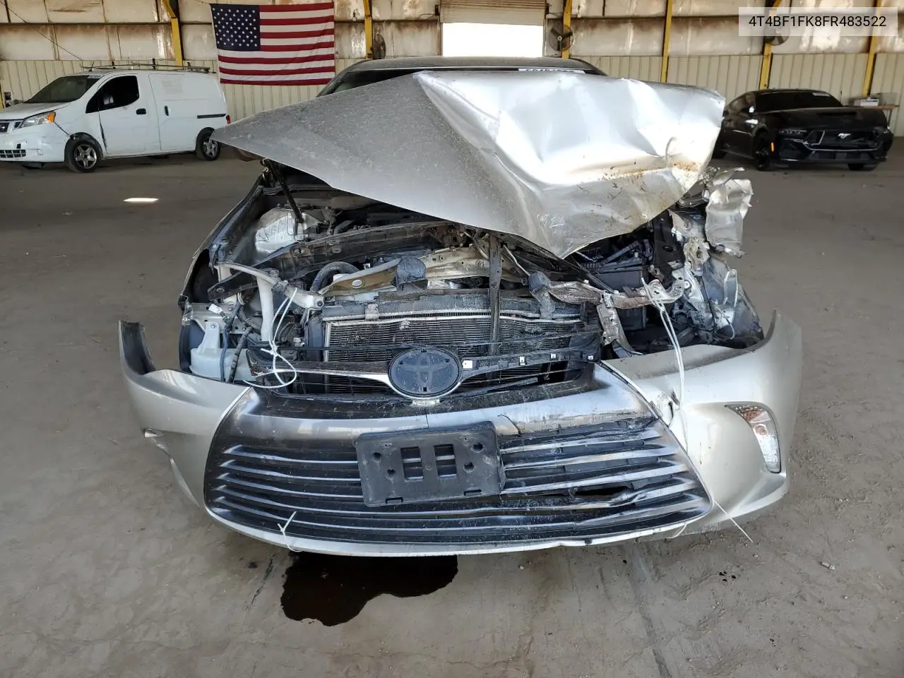 2015 Toyota Camry Le VIN: 4T4BF1FK8FR483522 Lot: 56401325