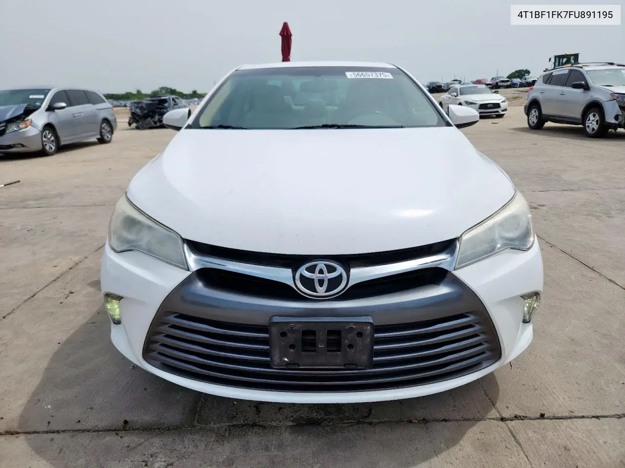 2015 Toyota Camry Le VIN: 4T1BF1FK7FU891195 Lot: 56657375