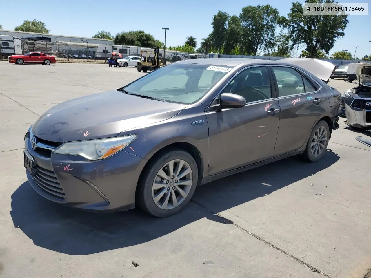 2015 Toyota Camry Hybrid VIN: 4T1BD1FK5FU175465 Lot: 56740005
