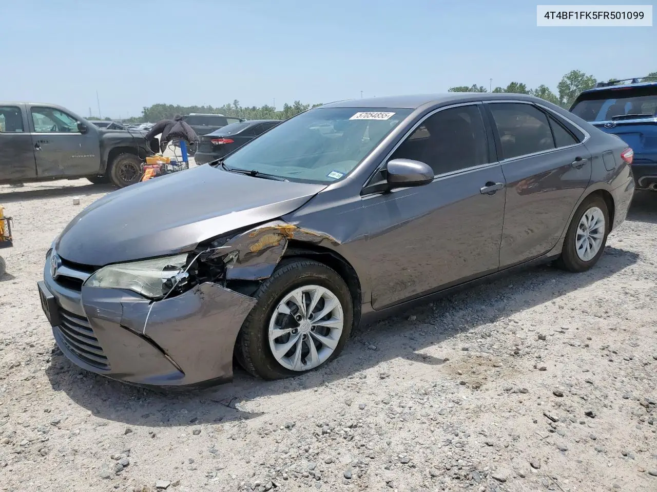 2015 Toyota Camry Le VIN: 4T4BF1FK5FR501099 Lot: 57054855