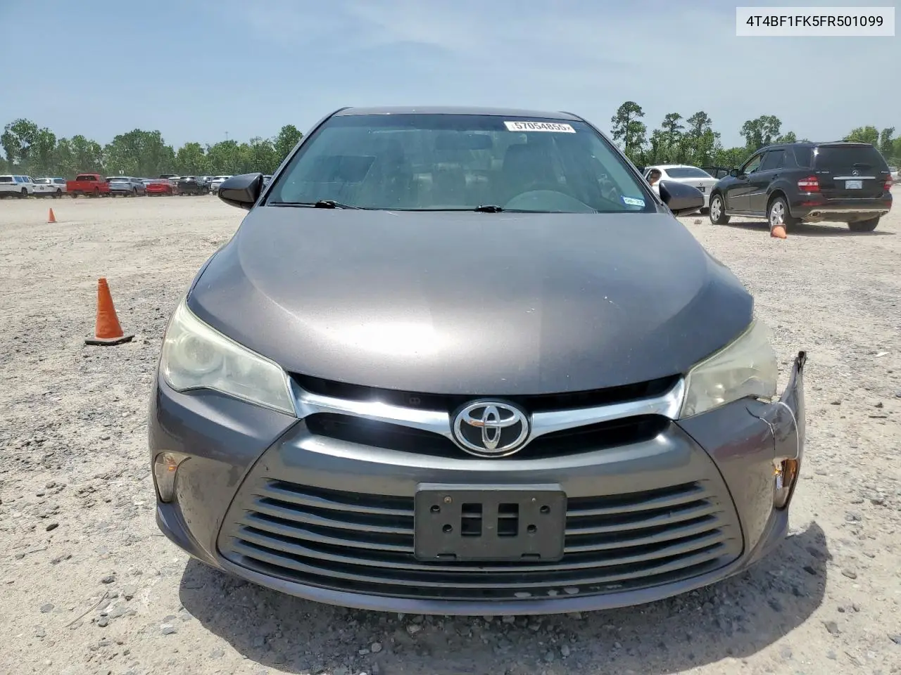2015 Toyota Camry Le VIN: 4T4BF1FK5FR501099 Lot: 57054855
