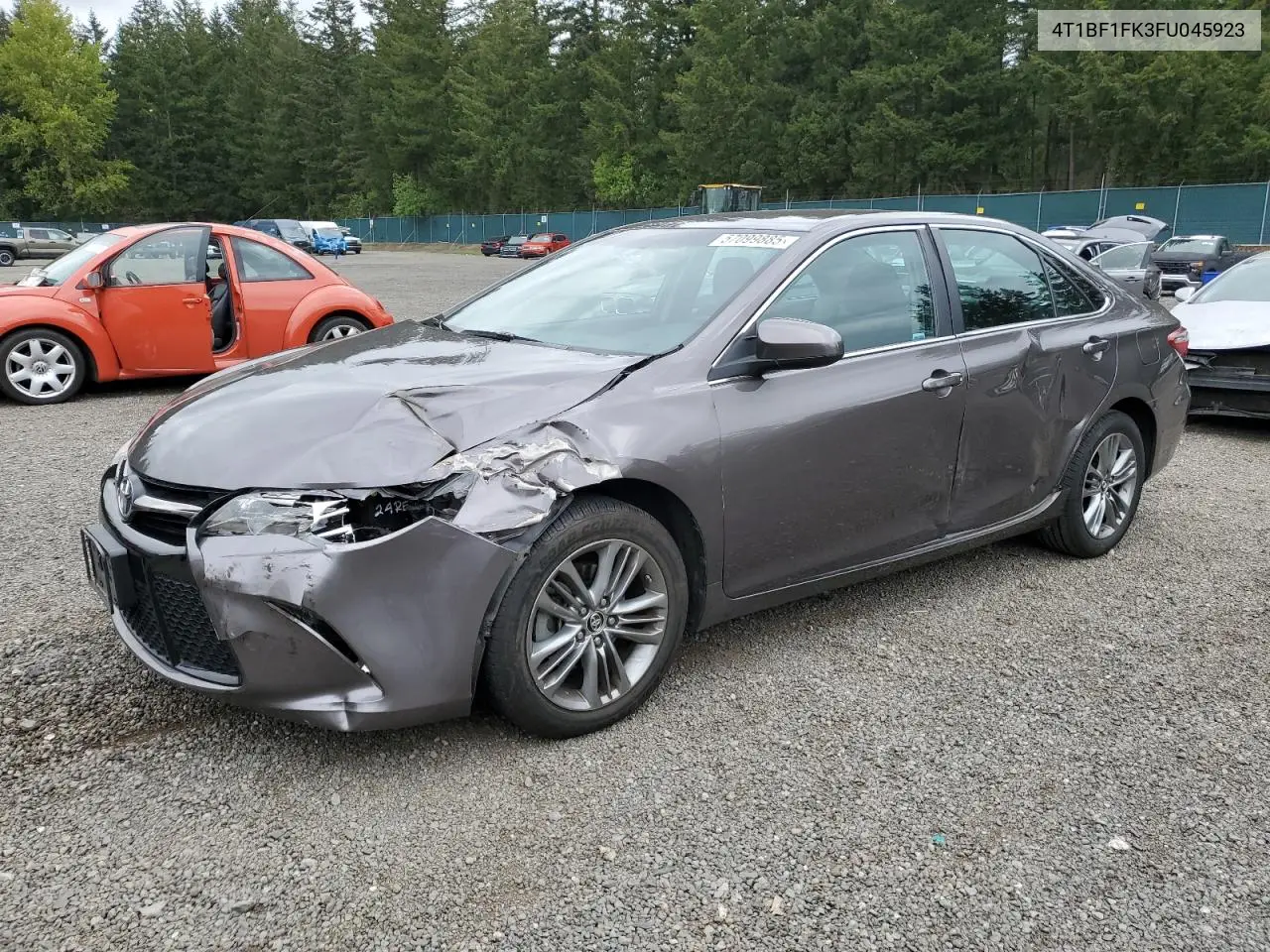2015 Toyota Camry Le VIN: 4T1BF1FK3FU045923 Lot: 57099885