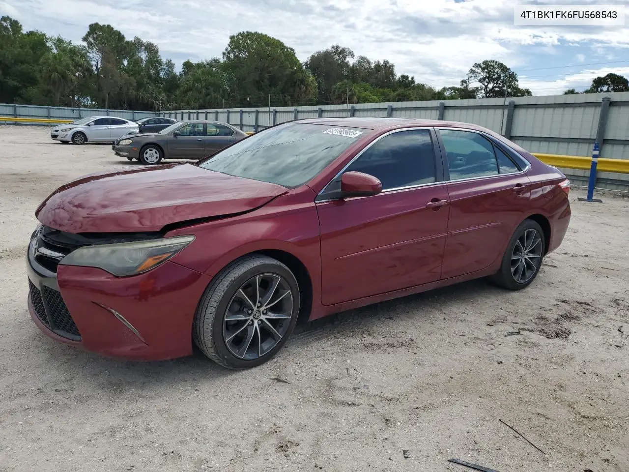 2015 Toyota Camry Xse VIN: 4T1BK1FK6FU568543 Lot: 62190905