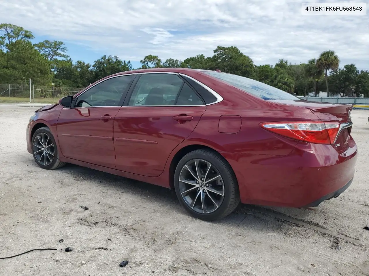 2015 Toyota Camry Xse VIN: 4T1BK1FK6FU568543 Lot: 62190905
