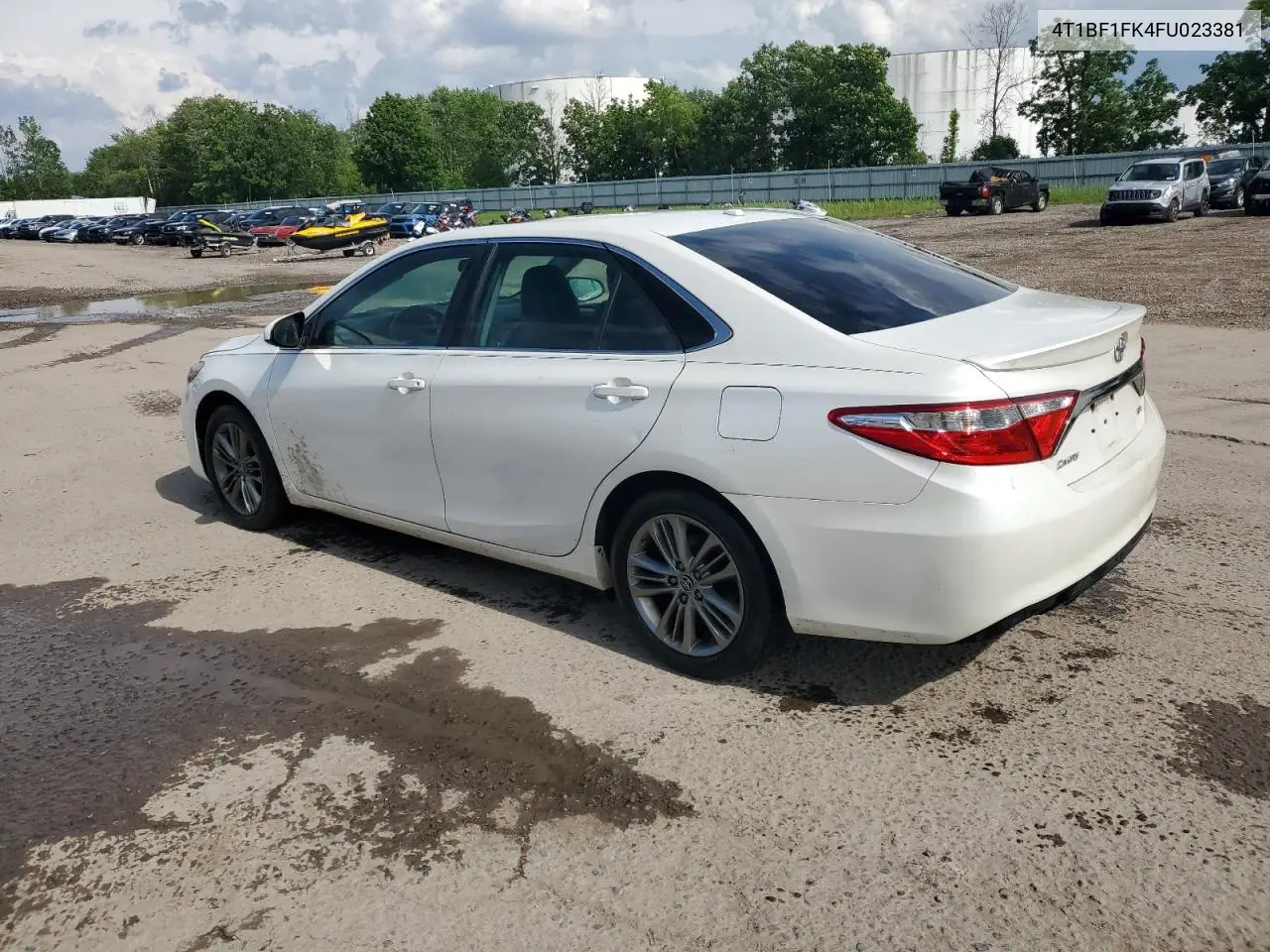 2015 Toyota Camry Le VIN: 4T1BF1FK4FU023381 Lot: 62889305