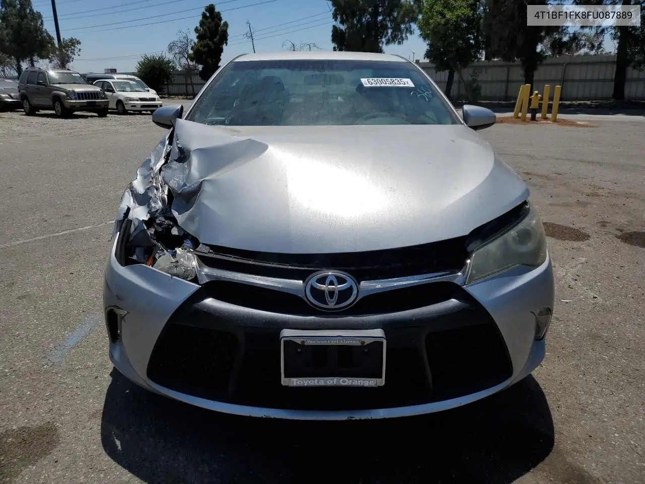 2015 Toyota Camry Le VIN: 4T1BF1FK8FU087889 Lot: 63005835