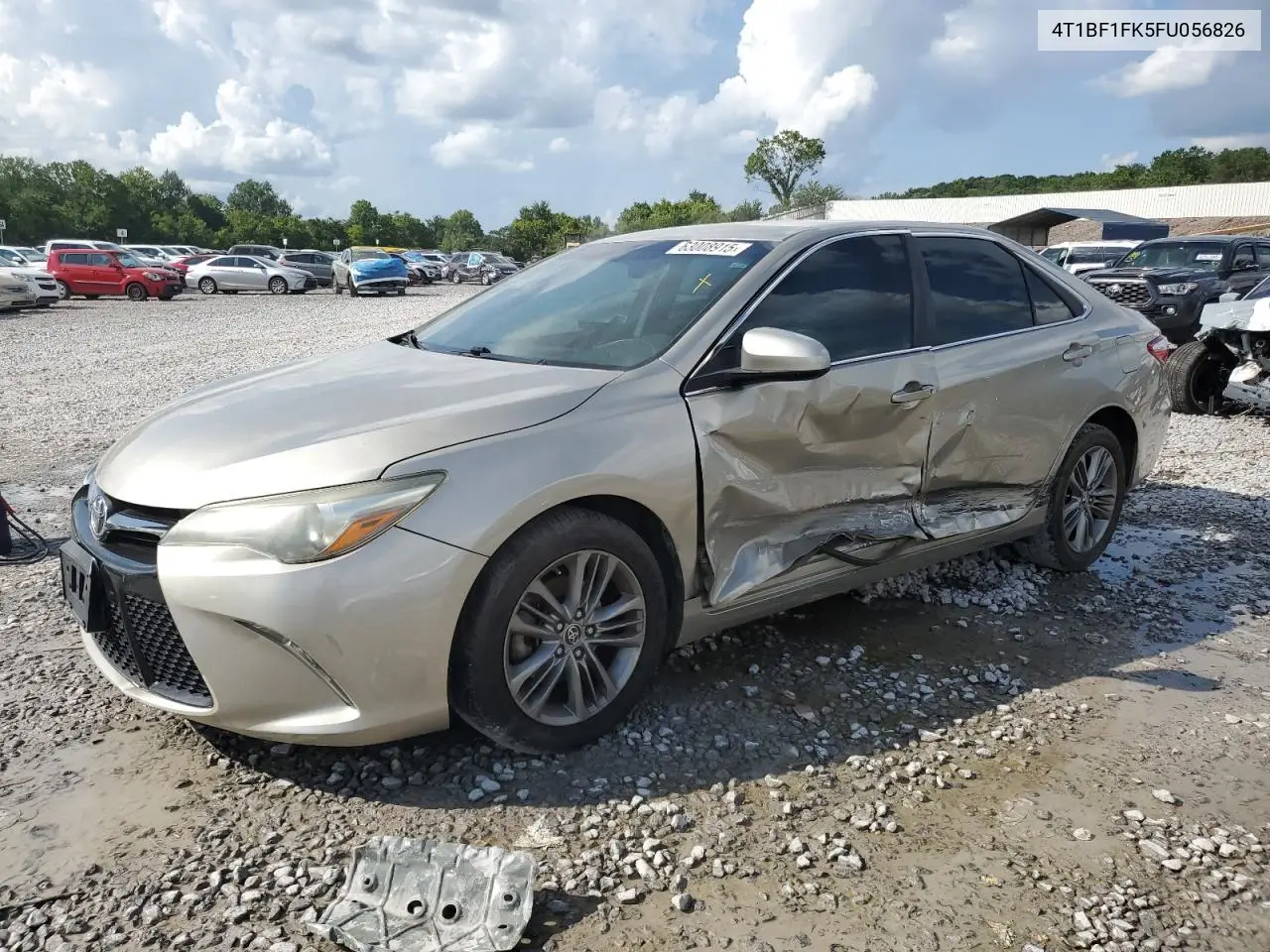 2015 Toyota Camry Le VIN: 4T1BF1FK5FU056826 Lot: 63008915
