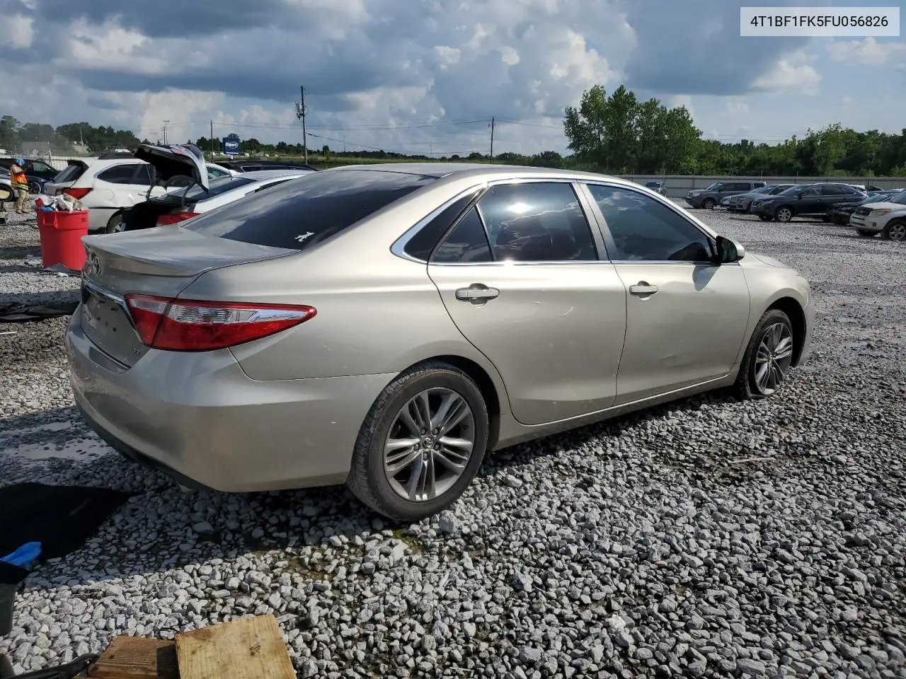 2015 Toyota Camry Le VIN: 4T1BF1FK5FU056826 Lot: 63008915