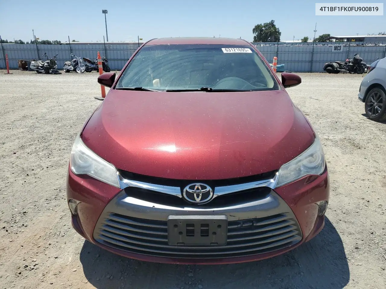 2015 Toyota Camry Le VIN: 4T1BF1FK0FU900819 Lot: 63121695