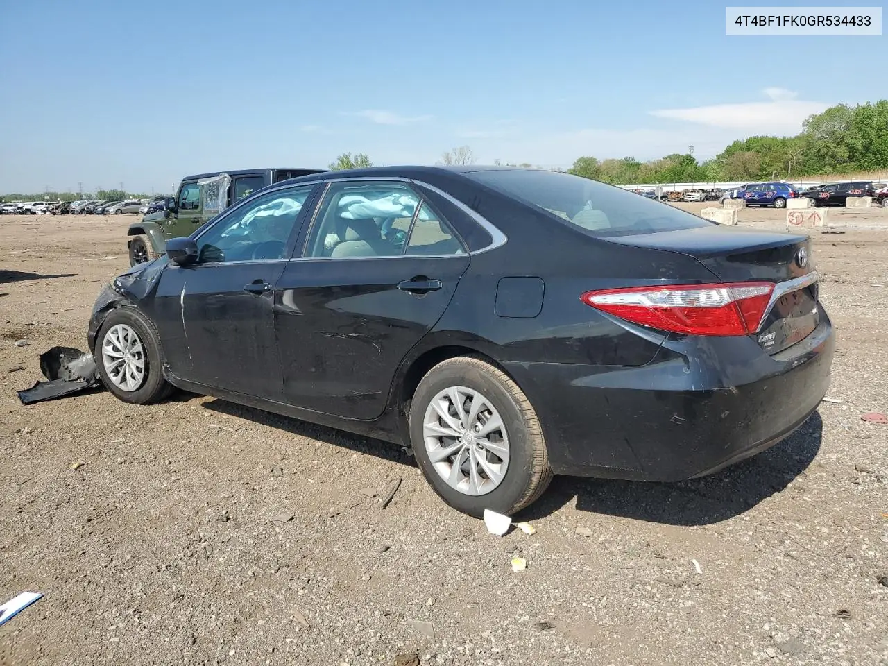2016 Toyota Camry Le VIN: 4T4BF1FK0GR534433 Lot: 56695815