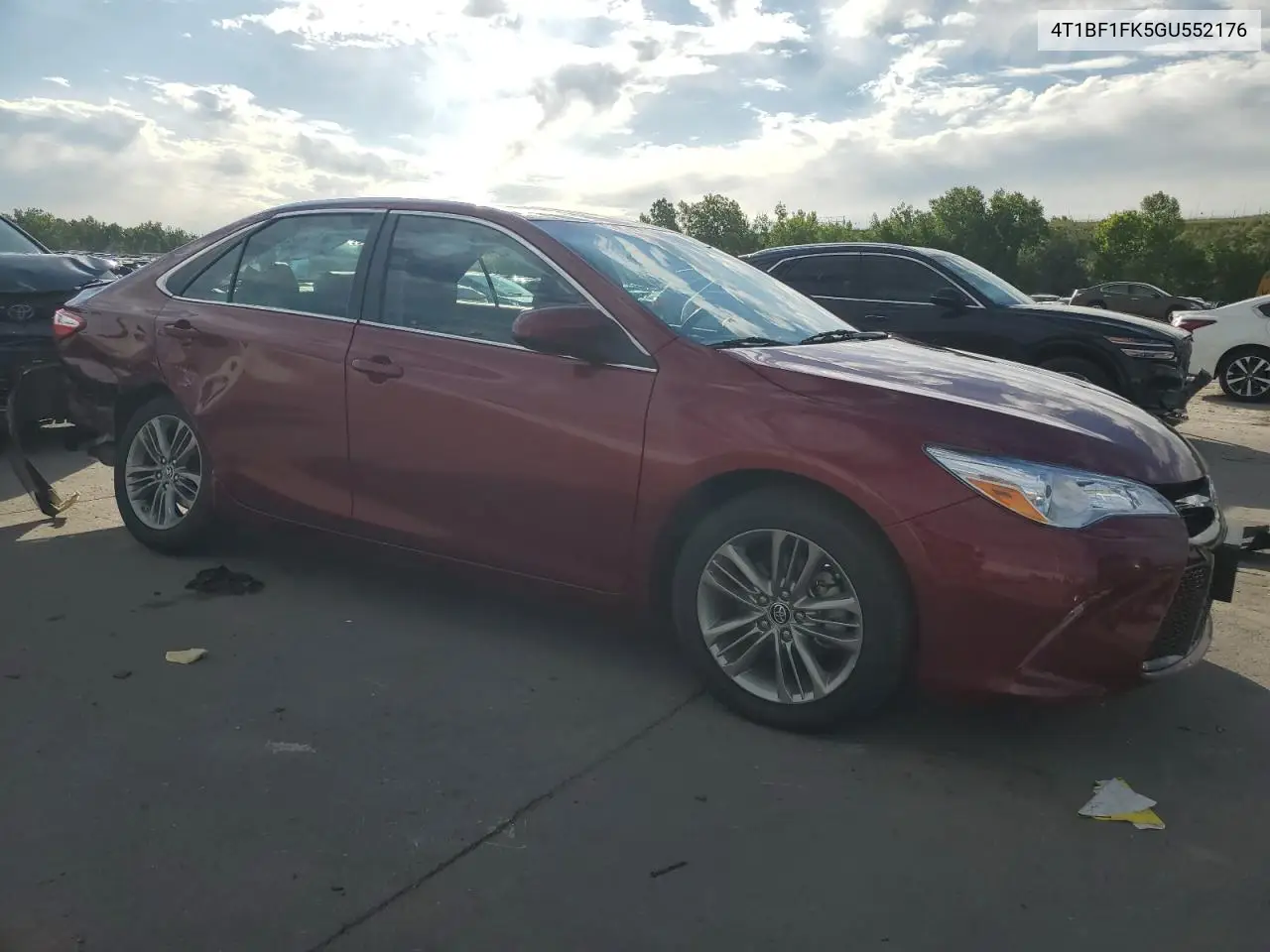 2016 Toyota Camry Le VIN: 4T1BF1FK5GU552176 Lot: 60293085
