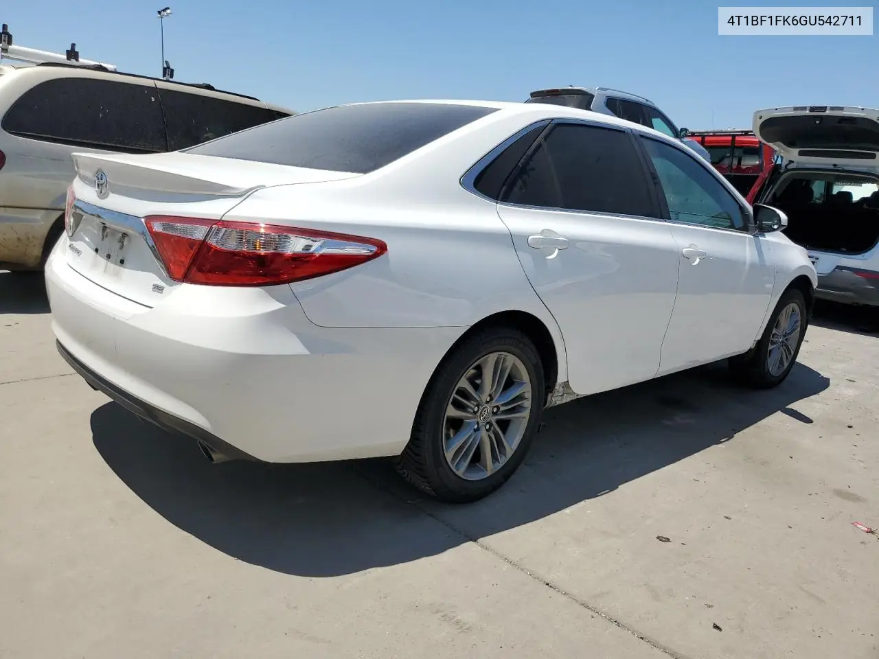 2016 Toyota Camry Le VIN: 4T1BF1FK6GU542711 Lot: 62959995