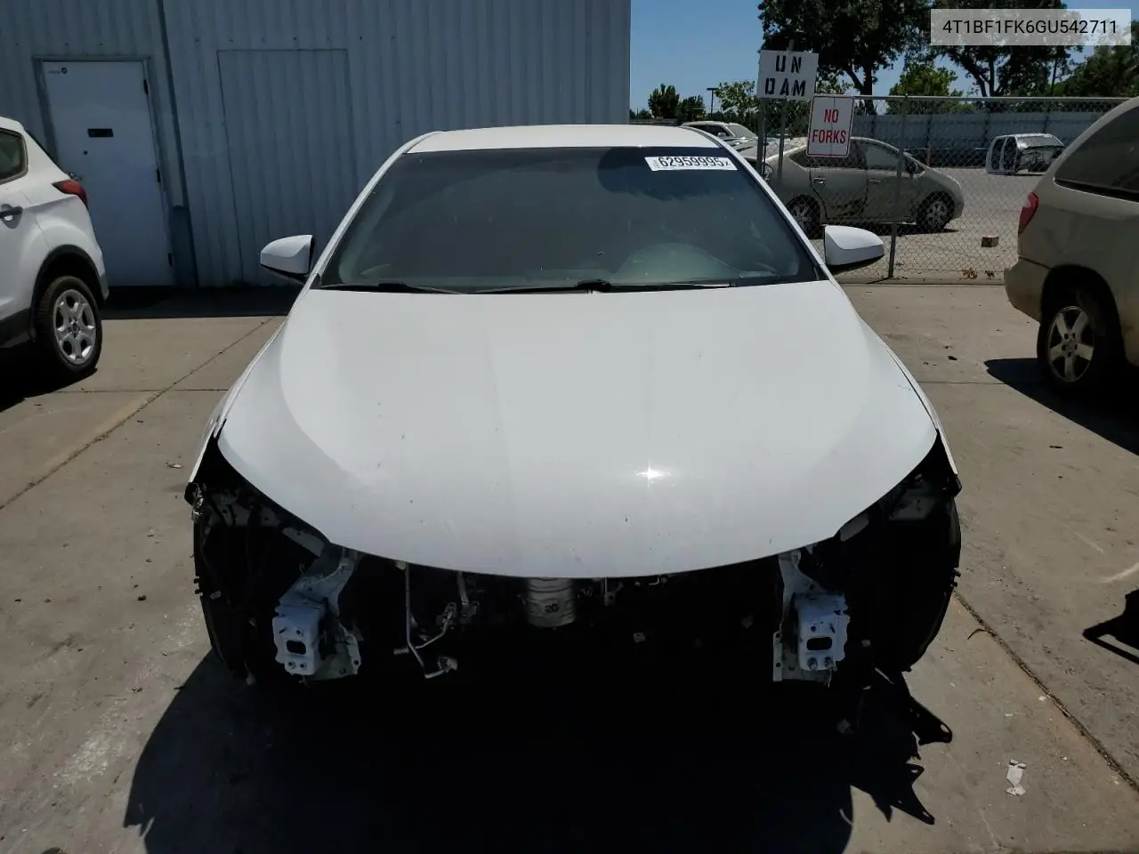 2016 Toyota Camry Le VIN: 4T1BF1FK6GU542711 Lot: 62959995