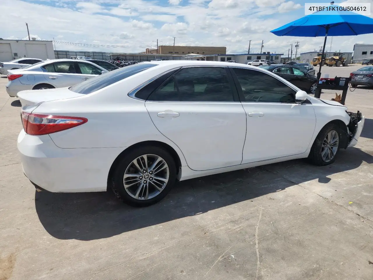 2016 Toyota Camry Le VIN: 4T1BF1FK1GU504612 Lot: 63307475