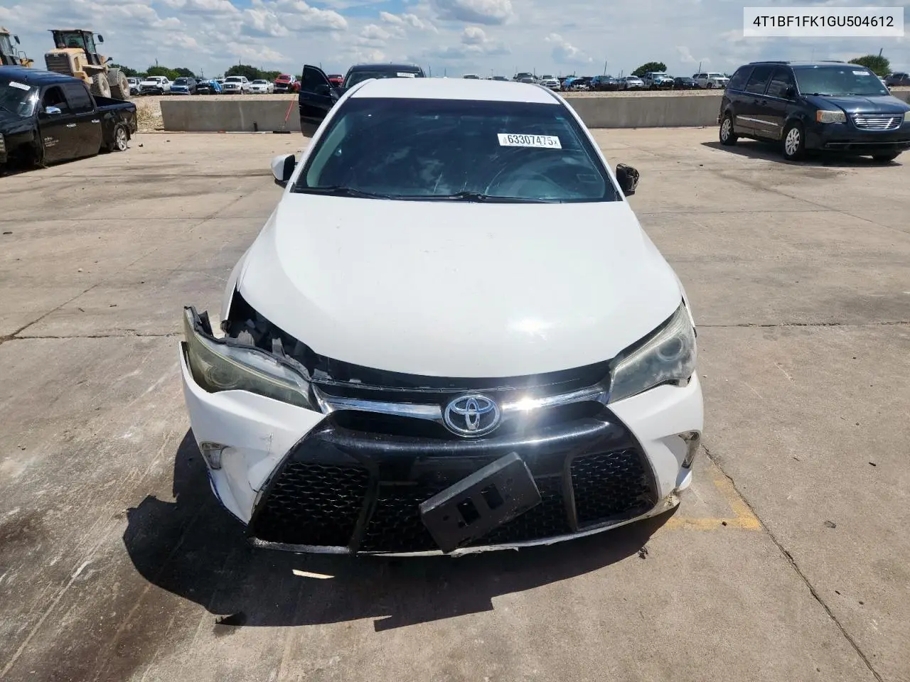 2016 Toyota Camry Le VIN: 4T1BF1FK1GU504612 Lot: 63307475