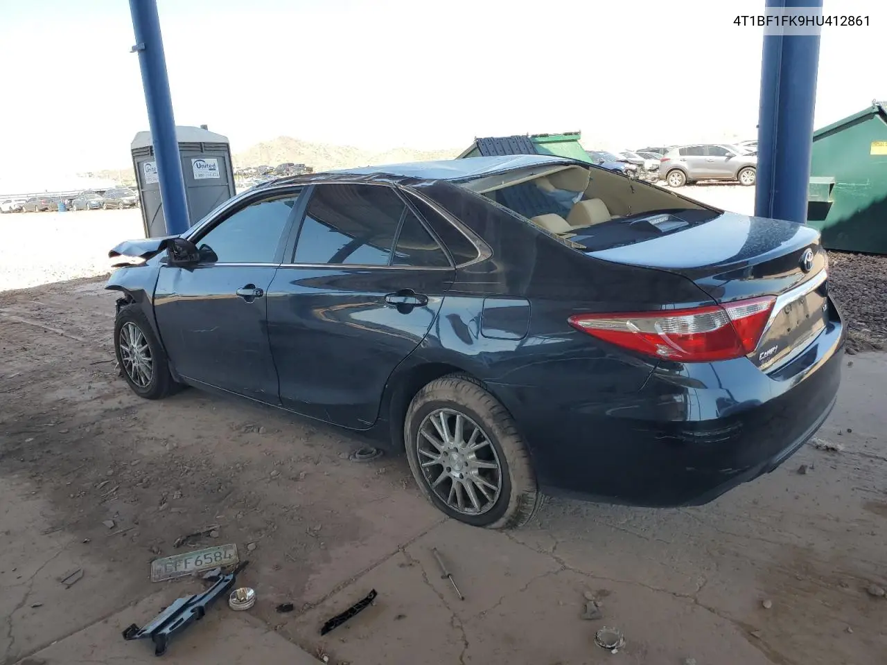 2017 Toyota Camry Le VIN: 4T1BF1FK9HU412861 Lot: 57127015