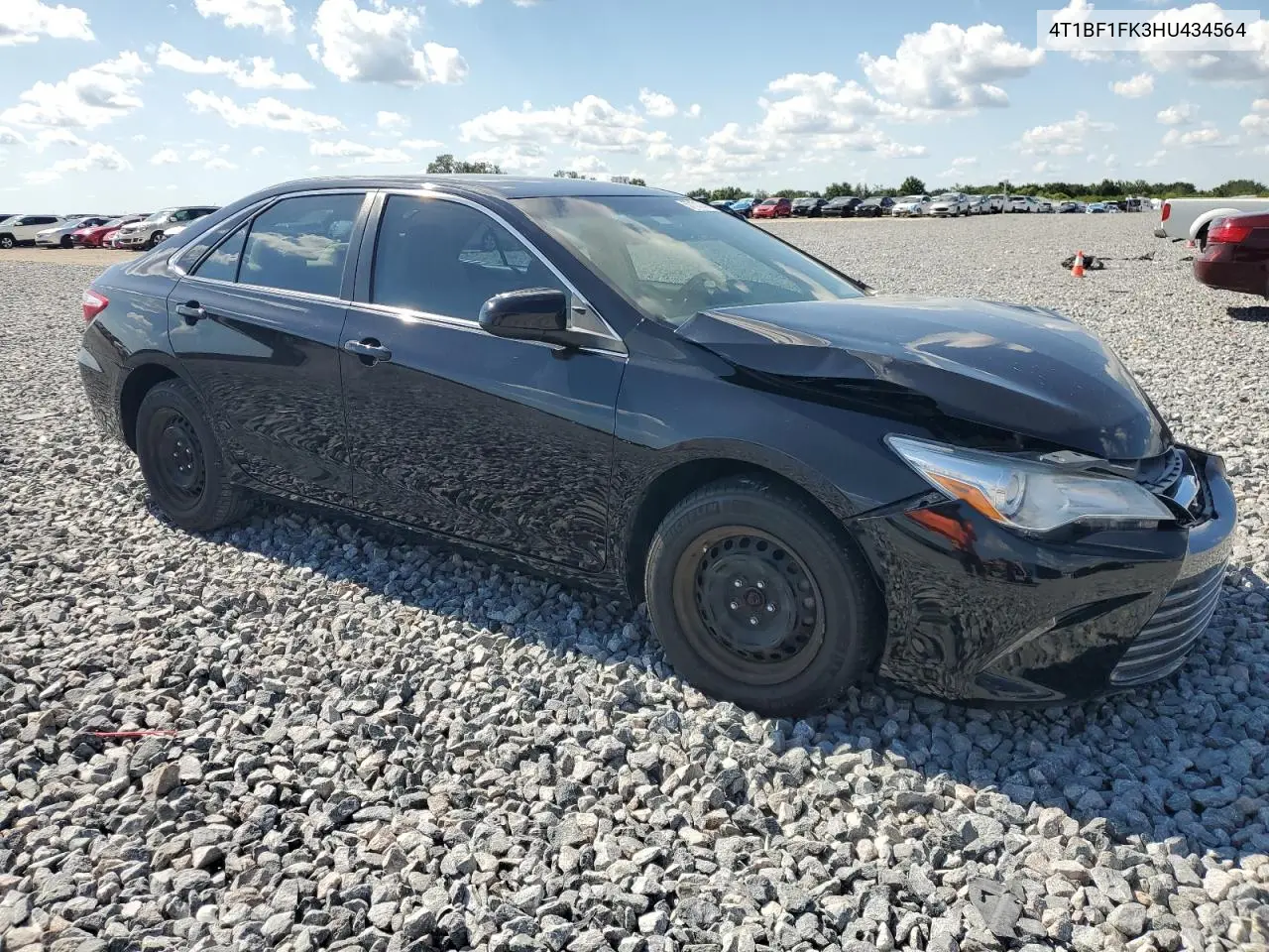 2017 Toyota Camry Le VIN: 4T1BF1FK3HU434564 Lot: 57131245